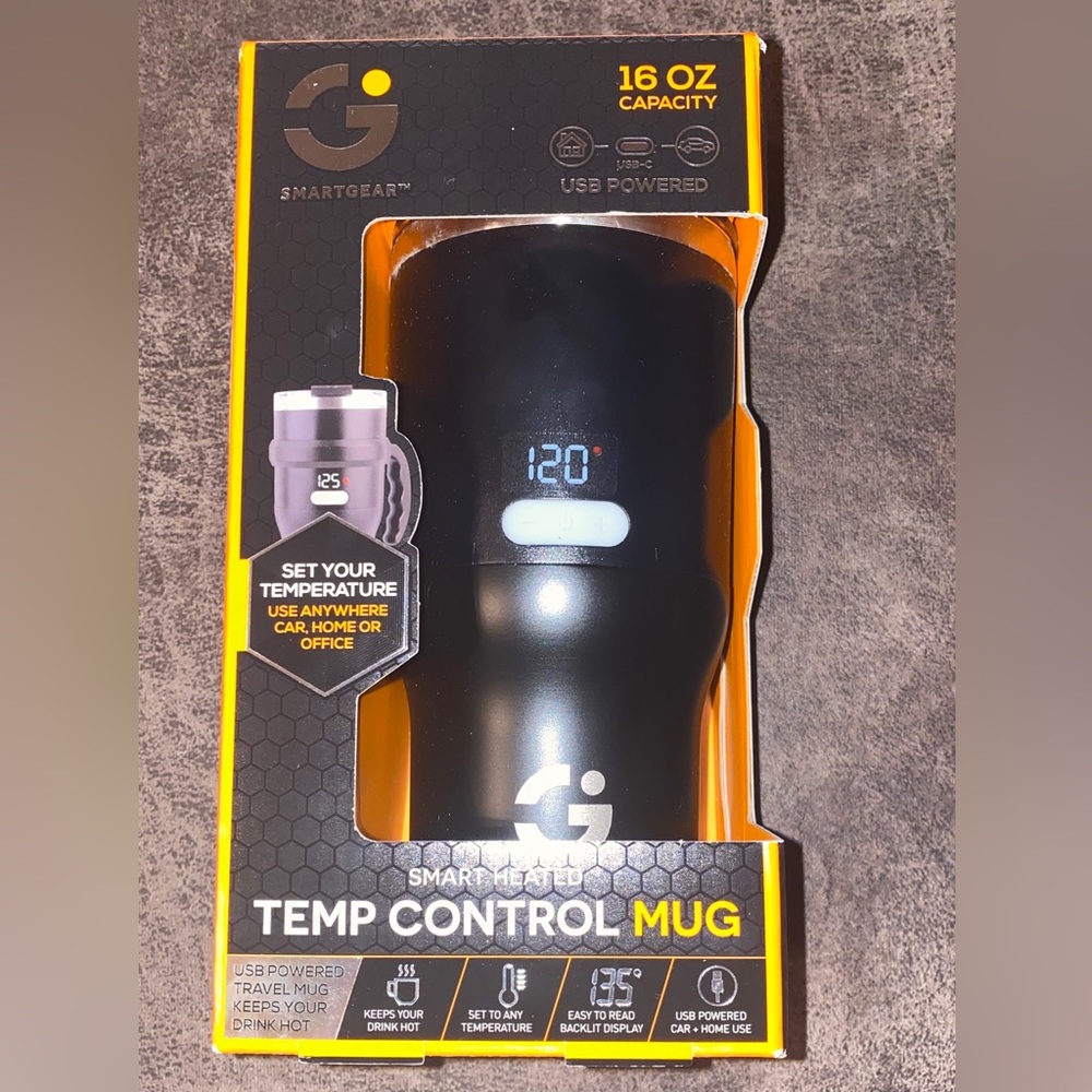 *New in box* Temperature Control Mug 16 oz USB powered Smartgear